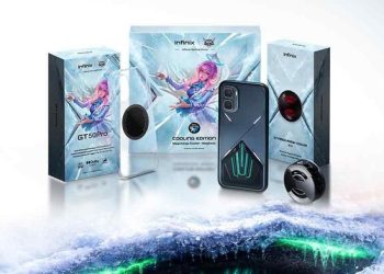 Infinix GT 50 Pro siap rilis di Indonesia 24 April 2026 dengan teknologi cooling baru untuk gaming stabil tanpa overheating. (Foto: Infinix)