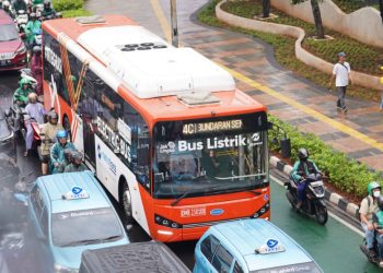 Pemprov DKI Jakarta gratiskan MRT, LRT, dan TransJakarta hari ini untuk peringati Hari Transportasi Nasional dan dorong warga beralih ke transportasi umum. (Foto: Dok. Pemprov DKI)