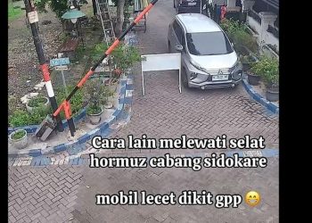 Selat Hormuz Sidokare viral di Google Maps. Ternyata berawal dari konflik warga soal penutupan jalan di Sidoarjo. (Foto: Tangkapan layar)