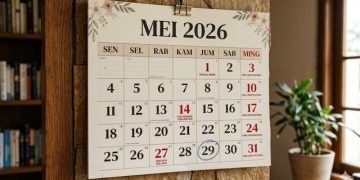 Kamis 14 Mei 2026 ditetapkan sebagai libur nasional Kenaikan Yesus Kristus. Simak daftar tanggal merah dan cuti bersama Mei 2026 di sini.