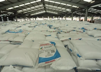 Petrokimia Gresik menyiapkan 219 ribu ton pupuk subsidi untuk menjaga kebutuhan petani selama musim tanam April-September 2026. (Foto: Dok. Petrokimia Gresik)
