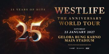 Tiket presale konser Westlife Jakarta 2027 resmi dijual mulai 21 Mei 2026. Simak daftar harga tiket dan fasilitas VIP lengkapnya. (Foto: loket.com)