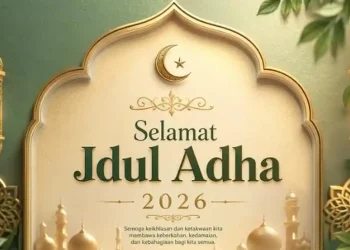 Simak kumpulan ucapan Idul Adha 2026 penuh doa, makna, dan menyentuh hati untuk keluarga, sahabat, hingga media sosial. (Foto: SERAMBINEWS.COM/AI)
