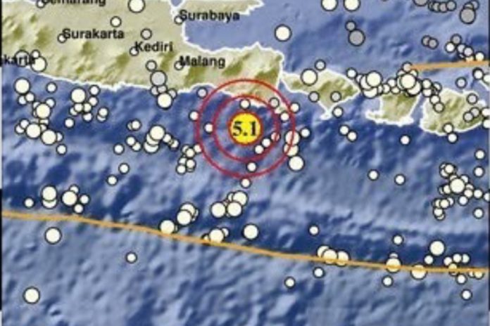 Gempa Dangkal M 4,8 Guncang Laut Jember, Getarannya Terasa hingga Bali