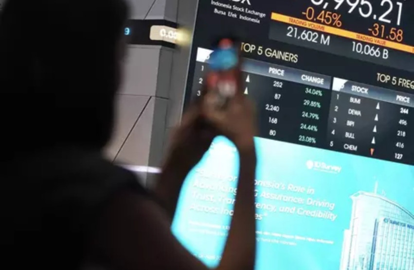 IHSG Anjlok Hampir 4 Persen, Ratusan Saham Kompak Melemah