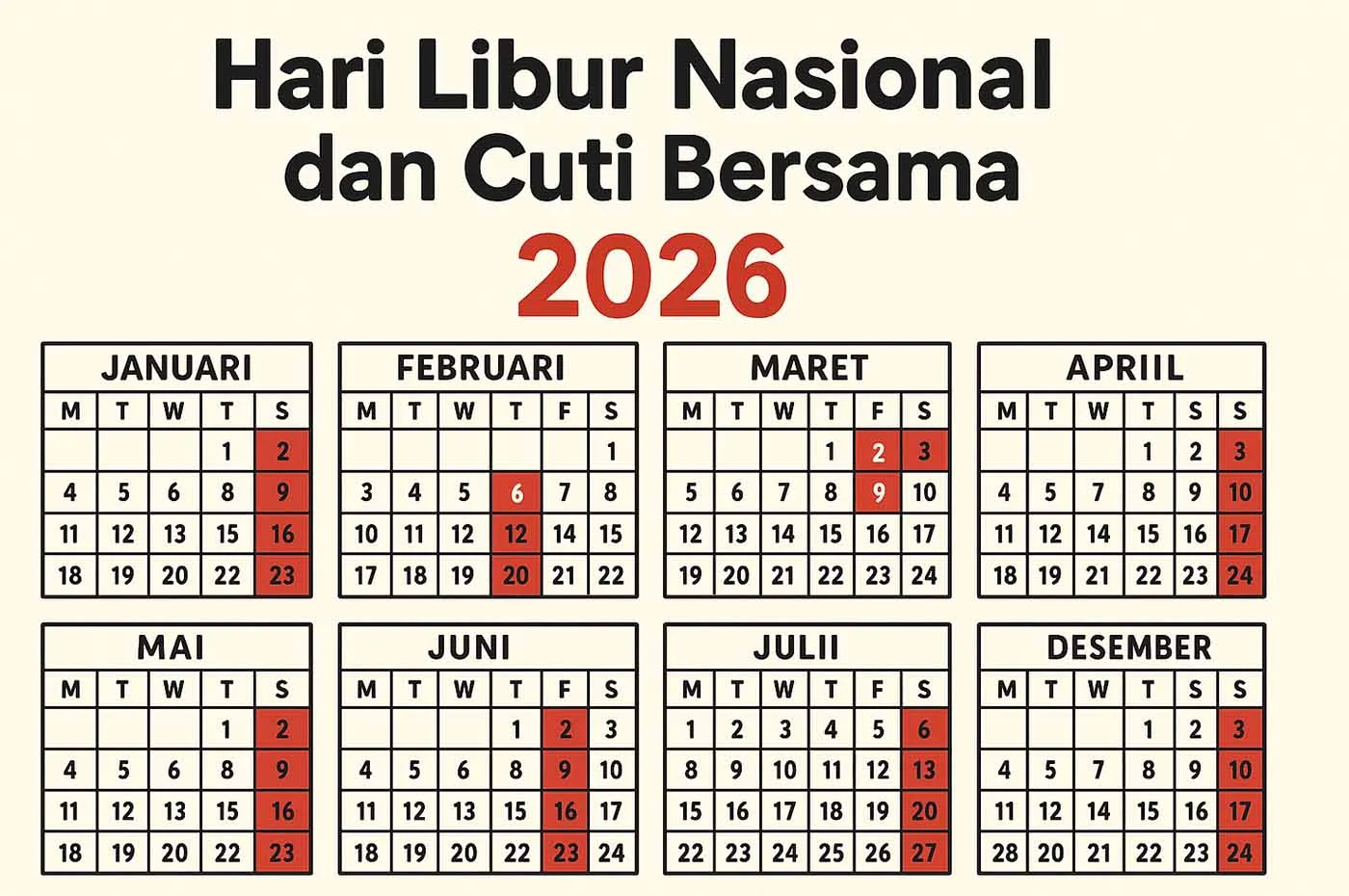 Cuti Bersama Idul Adha 2026 Dimulai Kapan? Ini Jadwal Libur Panjang yang Perlu Dicatat