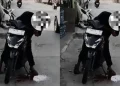 Seorang buruh di Karawang tewas setelah lehernya terjerat benang layangan saat berkendara. Polisi masih menyelidiki kejadian ini. (Foto: Tangkapan Layar)