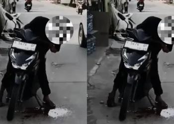 Seorang buruh di Karawang tewas setelah lehernya terjerat benang layangan saat berkendara. Polisi masih menyelidiki kejadian ini. (Foto: Tangkapan Layar)