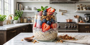 Overnight Oats, Sarapan Sehat, Resep Oatmeal, Menu Praktis