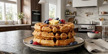 Resep waffle empuk dan renyah yang mudah dibuat di rumah. Cocok untuk sarapan maupun dessert dengan berbagai topping favorit keluarga.