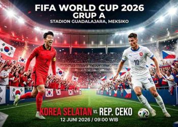 Simak jadwal dan link live streaming Korea Selatan vs Ceko di Piala Dunia 2026. Laga Grup A berlangsung Jumat pagi pukul 09.00 WIB.