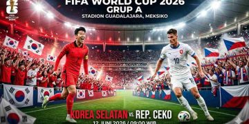 Simak jadwal dan link live streaming Korea Selatan vs Ceko di Piala Dunia 2026. Laga Grup A berlangsung Jumat pagi pukul 09.00 WIB.
