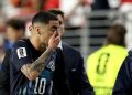 Miguel Almiron menjadi pemain pertama yang menerima kartu merah akibat aturan baru FIFA terkait gestur menutup mulut di Piala Dunia 2026.