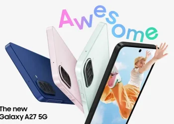 Samsung Galaxy A27 resmi muncul dengan Snapdragon 6 Gen 3, layar AMOLED 120Hz, kamera OIS, dan dukungan pembaruan hingga enam tahun.