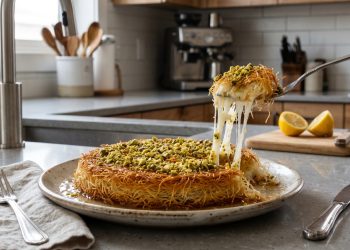 Cara bikin kunafa yang lagi viral dengan bahan sederhana. Renyah di luar, lumer di dalam, cocok jadi dessert spesial untuk keluarga.