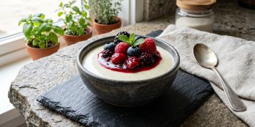 Pelajari cara membuat panna cotta yang lembut dan creamy di rumah. Lengkap dengan resep, variasi rasa, tips anti gagal, dan sejarah dessert Italia populer.