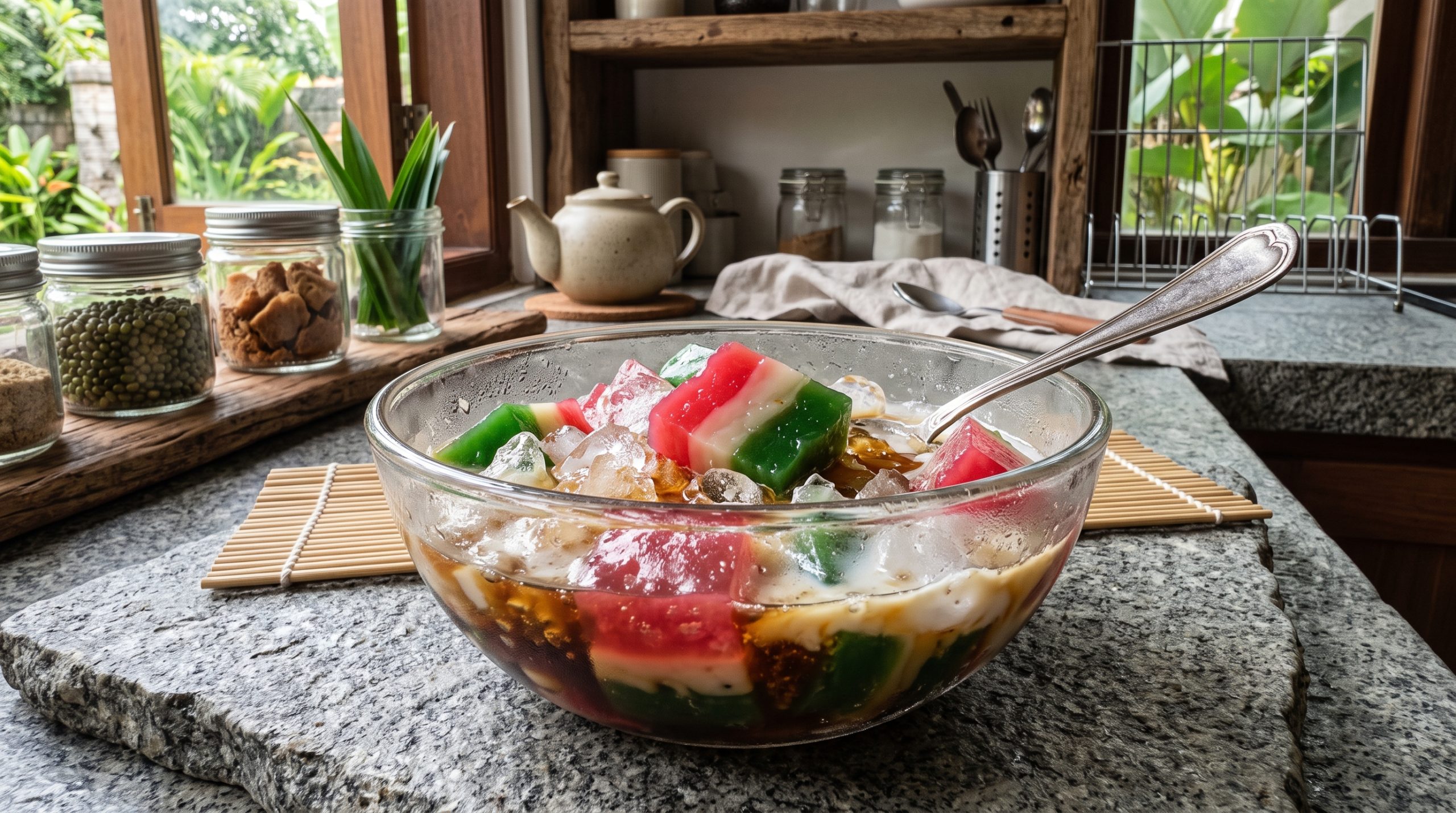 Pelajari resep es selendang mayang khas Betawi yang segar, manis, dan gurih. Lengkap dengan sejarah, cara membuat, tips, serta variasi penyajiannya.
