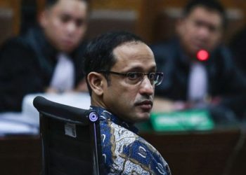 Sidang vonis Nadiem Makarim berlangsung di Pengadilan Tipikor Jakarta. Hakim hanya membacakan 122 halaman dari total 1.146 halaman putusan.