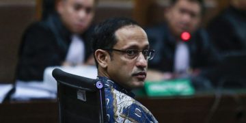 Sidang vonis Nadiem Makarim berlangsung di Pengadilan Tipikor Jakarta. Hakim hanya membacakan 122 halaman dari total 1.146 halaman putusan.