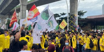 Demo BEM UI digelar di Bundaran HI pada Jumat. Pengendara diimbau menghindari kawasan Sudirman-Thamrin karena potensi kemacetan.