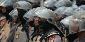 Ribuan personel gabungan disiagakan untuk mengamankan aksi unjuk rasa di DPR, Bundaran HI, Monas, dan sejumlah titik di Jakarta Pusat.