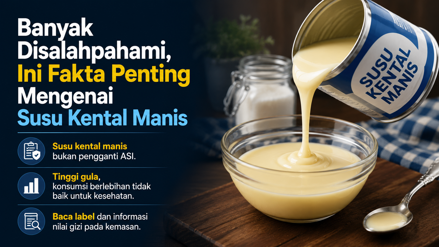 Banyak Disalahpahami, Ini Fakta Penting Mengenai Susu Kental Manis