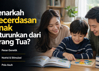 Benarkah kecerdasan anak diwariskan dari orang tua? Simak penjelasan dokter mengenai peran genetik, nutrisi, stimulasi, dan pola asuh.