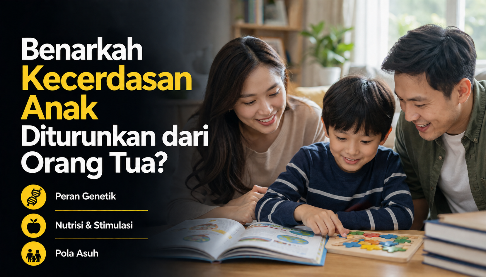 Benarkah Kecerdasan Anak Diturunkan dari Orang Tua Ini Penjelasan Dokter
