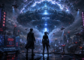 Bayangan Hitam di Kota Cyberpunk Part III mengungkap kebangkitan Pemilik Bayangan, misteri AEON CORE, dan nasib terakhir Veyrion Prime.