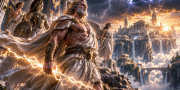 Zeus, Mitologi Yunani, Dewa Zeus, Gunung Olympus, Dewa Olympus, Petir Zeus, Raja Para Dewa, Legenda Yunani, Kisah Mitologi, Mitologi, Athena, Hermes, Nike, Titan, Dewa Yunani, Asterion Noctis, Api Langit Pertama, Lautan Aether, Moiron, Cerita Mitologi, Legenda Dewa, Dewa Petir, Kisah Zeus, Mythology, Greek Mythology, Cerita Fantasi, Legenda Kuno, Kisah Epik, Mitos Yunani, Novel Fantasi