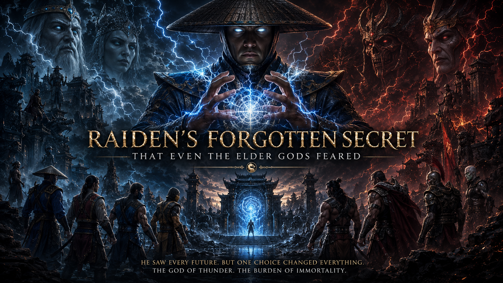 reiden mortal kombat Discover the untold legend of Raiden in Mortal Kombat, revealing the hidden truth behind Dark Raiden, the shattered timeline, and the burden of immortality.