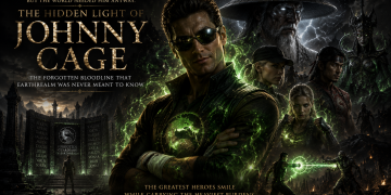 Discover the untold official story of Johnny Cage, the ancient bloodline behind his green energy, and the hidden destiny that changed Mortal Kombat forever.