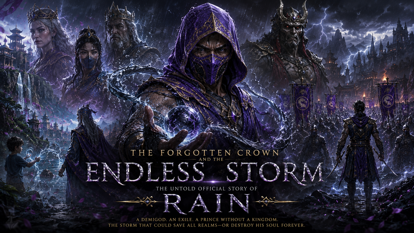 Discover the untold official story of Rain, the demigod prince of Edenia whose ambition and betrayal reshaped Mortal Kombat history.