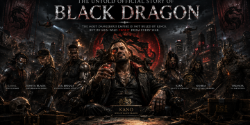 Discover the untold official story of the Black Dragon, Mortal Kombat's infamous criminal empire that nearly conquered Earthrealm without magic.
