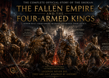 Discover the complete official story of the Shokan, the legendary four-armed warriors of Mortal Kombat whose empire was built on honor but shattered by betrayal.