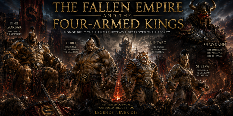 Discover the complete official story of the Shokan, the legendary four-armed warriors of Mortal Kombat whose empire was built on honor but shattered by betrayal.