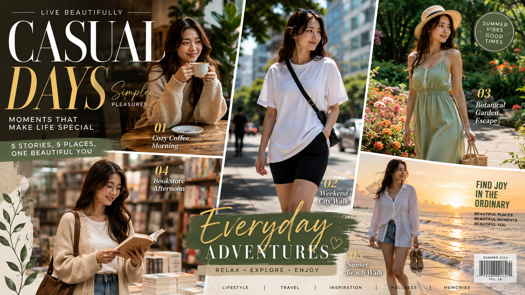 Temukan 50 Hyper Realistic Female Prompt Collection berisi prompt AI premium untuk menghasilkan foto wanita kasual super realistis dengan kualitas fashion editorial 8K.