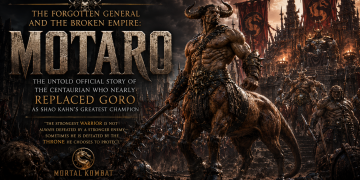 Discover the untold official story of Motaro, the legendary Centaurian general who nearly replaced Goro as Shao Kahn's greatest champion in Mortal Kombat.