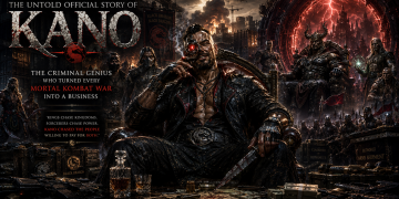 Discover the untold official story of Kano, the Black Dragon mastermind who transformed every Mortal Kombat war into the ultimate business opportunity.
