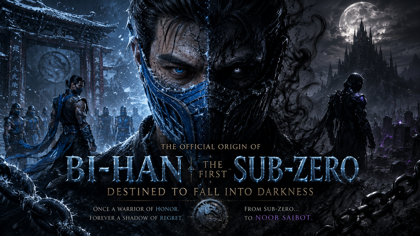 Discover the official origin of Bi-Han, the first Sub-Zero, and how his tragic journey led to becoming the terrifying Noob Saibot.
