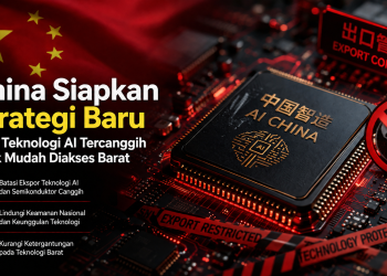 China dikabarkan menyiapkan aturan baru untuk membatasi ekspor teknologi AI dan semikonduktor demi melindungi inovasi strategis dari akses negara Barat.