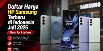 Daftar harga HP Samsung terbaru di Indonesia per Juli 2026 masih stabil. Simak harga Galaxy S, Galaxy Z, dan Galaxy A mulai Rp 1 jutaan.