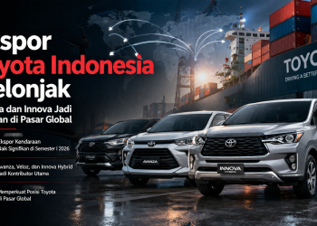 Toyota Indonesia mencatat pertumbuhan ekspor kendaraan pada semester pertama 2026. Avanza, Veloz, dan Innova Hybrid menjadi kontributor utama pasar global.