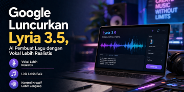 Google merilis Lyria 3.5, AI pembuat lagu terbaru dengan vokal lebih realistis, lirik lebih baik, serta kontrol kreatif yang semakin lengkap bagi kreator musik.