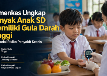 Kemenkes menemukan indikasi banyak anak SD memiliki kadar gula darah tinggi. Kondisi ini dapat meningkatkan risiko penyakit jantung, stroke, dan ginjal saat dewasa.