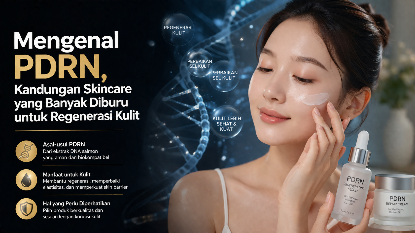 Mengenal PDRN, Kandungan Skincare yang Banyak Diburu untuk Regenerasi Kulit