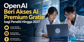 OpenAI meluncurkan program akses ChatGPT gratis bagi 100.000 peneliti akademik hingga 2027 untuk mendukung riset di berbagai bidang ilmiah.