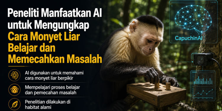 Peneliti mengembangkan CapuchinAI untuk mempelajari cara monyet liar berpikir, belajar, dan memecahkan masalah langsung di habitat alaminya.