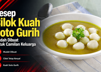 Resep cilok kuah soto yang gurih dan mudah dibuat di rumah. Simak bahan, langkah memasak, serta tips agar cilok tetap kenyal dan kuah semakin lezat.