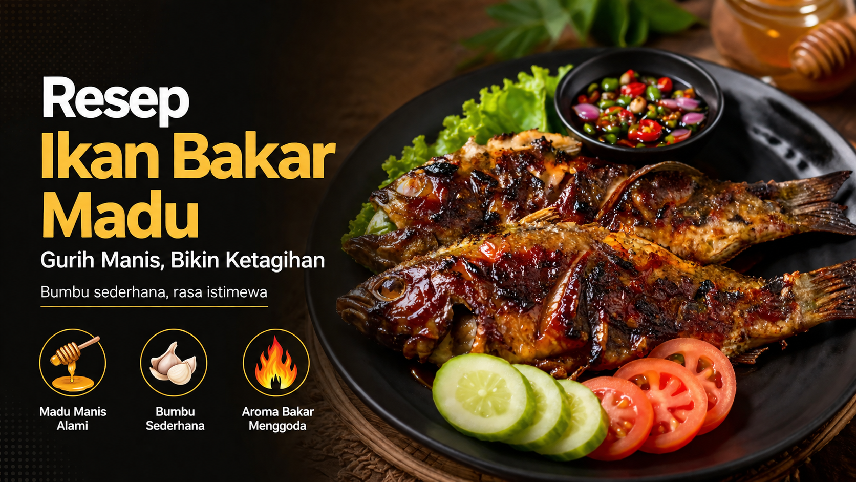 Resep Ikan Bakar Madu Gurih Manis, Menu BBQ Praktis yang Bikin Ketagihan